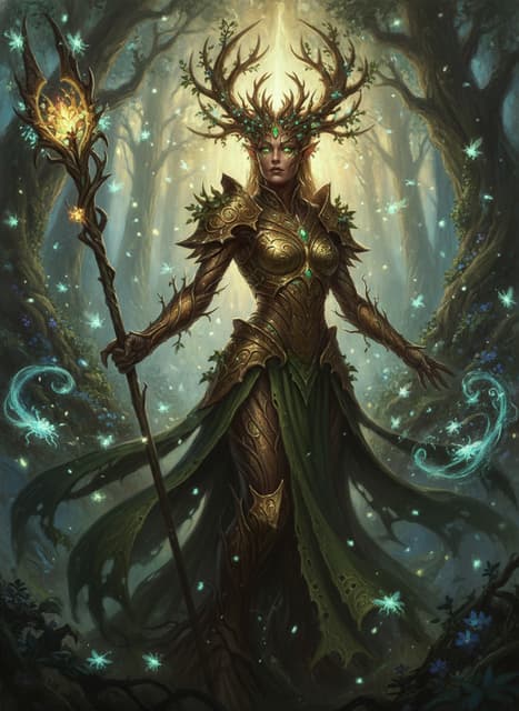 Portrait of Alarielle the Everqueen