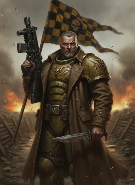 Portrait of Colour Sergeant Jarran Kell