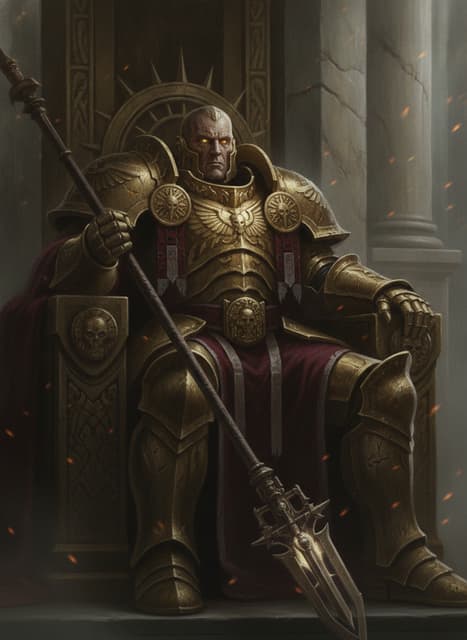 The Emperor of Mankind — Warhammer wallpaper