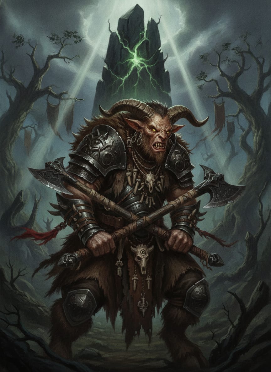 Grashrak Fellhoof, character portrait