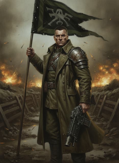 Portrait of Colonel-Commissar Ibram Gaunt