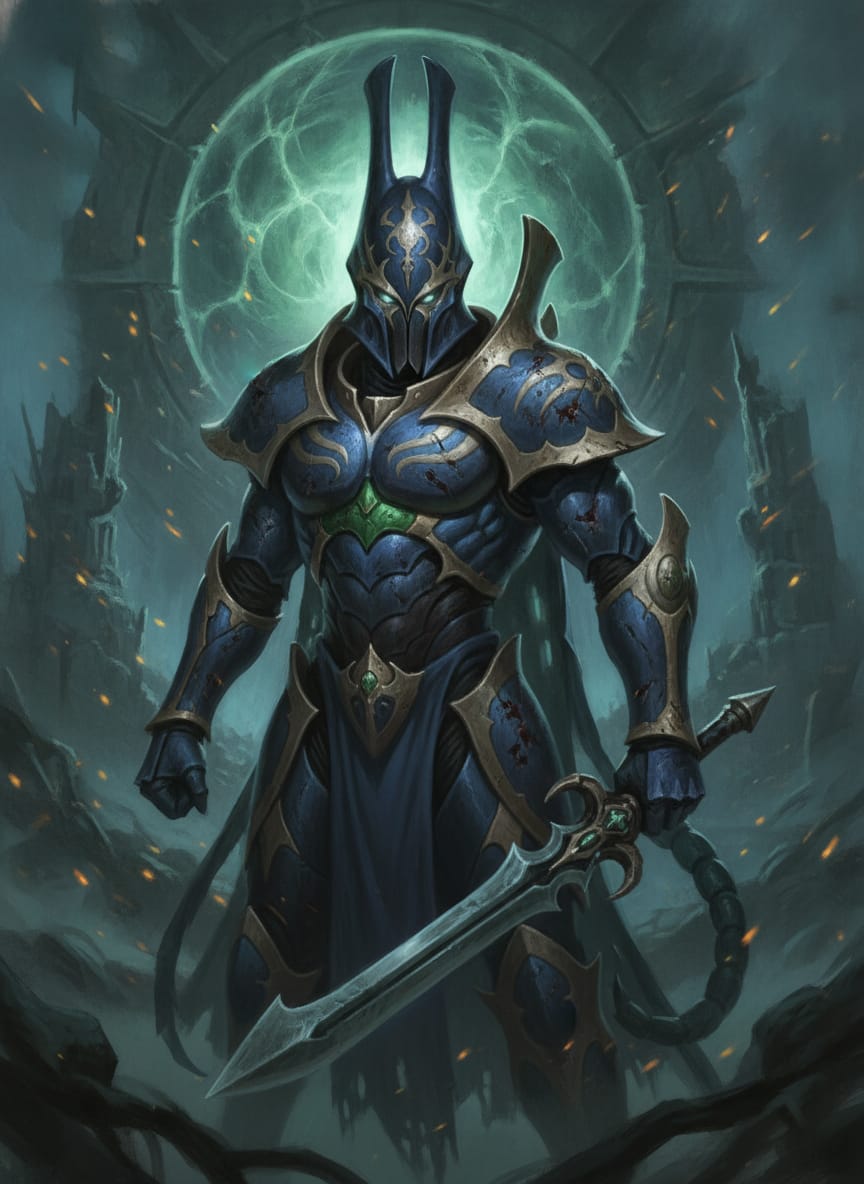 Karandras, character portrait