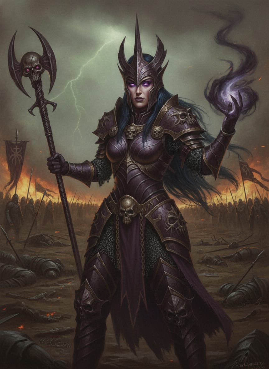 Morathi, character portrait
