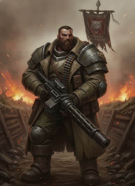 Gunnery Sergeant “Stonetooth” Harker — character portrait