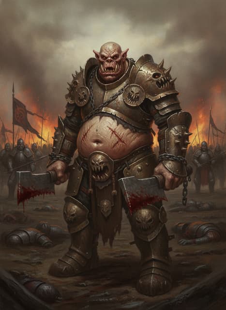 Skrag the Slaughterer — Warhammer wallpaper