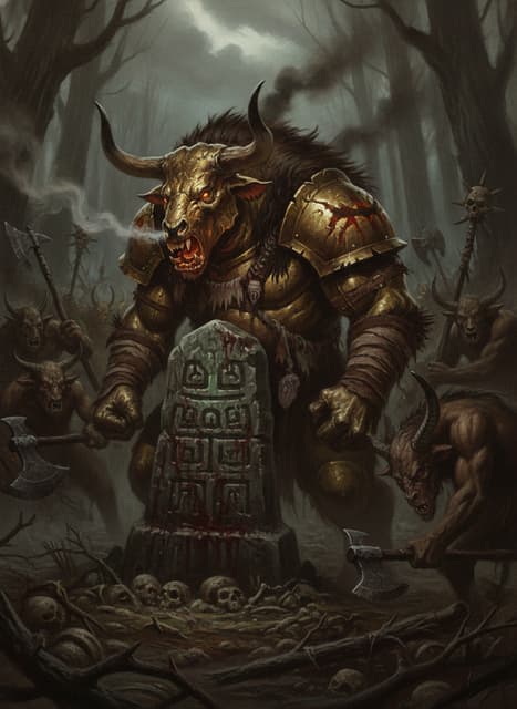 Portrait of Taurox the Brass Bull