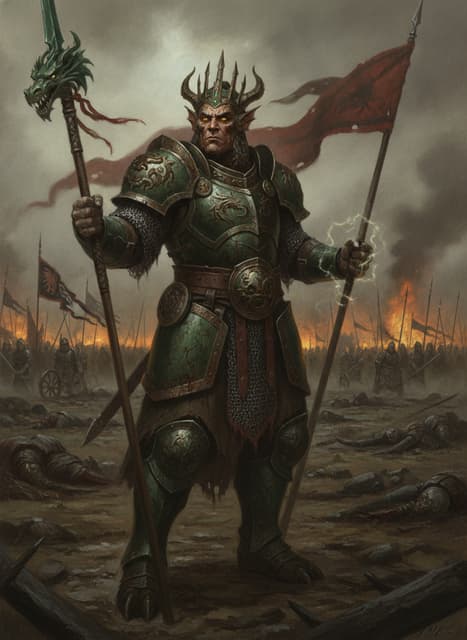 Portrait of The Dragon-Emperor