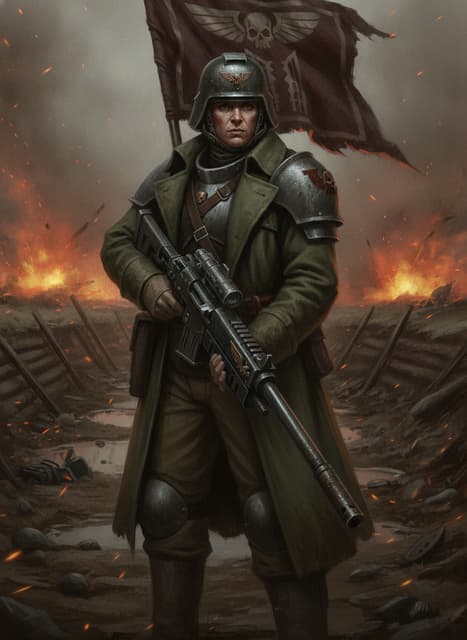 Lord Castellan Ursula J. Creed — Warhammer wallpaper