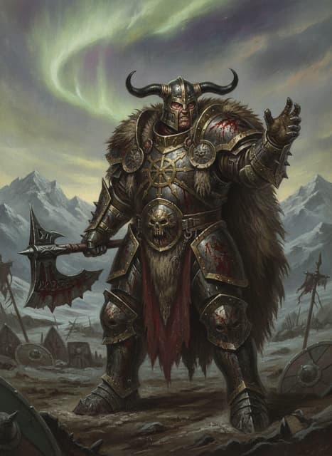 Portrait of Wulfrik the Wanderer