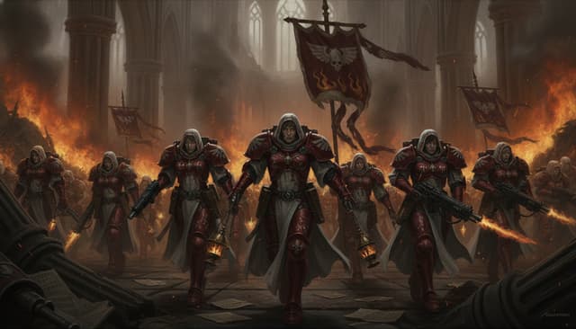Adepta Sororitas — Warhammer faction art