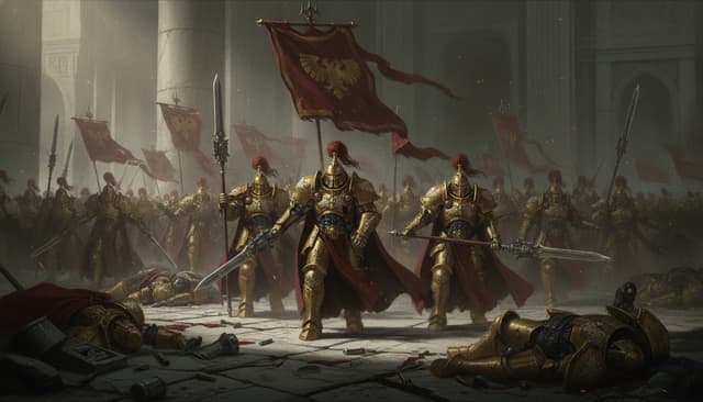 Adeptus Custodes — Warhammer faction art