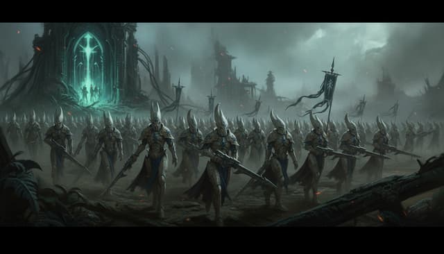 Aeldari — Warhammer faction art