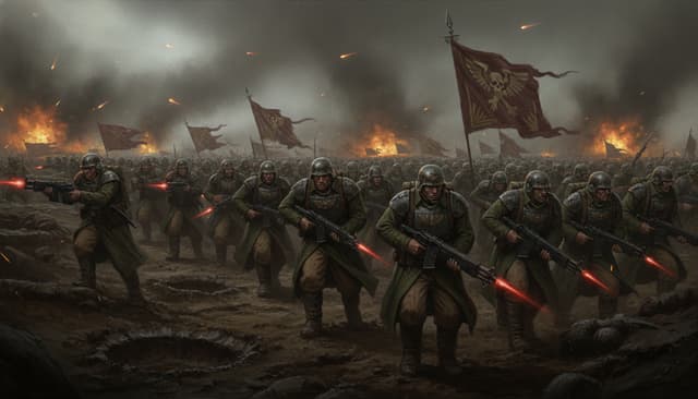Astra Militarum — Warhammer faction art
