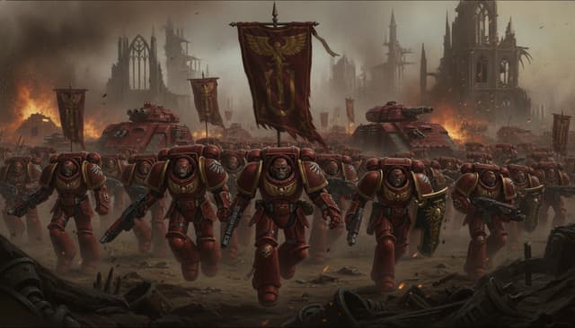 Blood Angels — Warhammer faction art