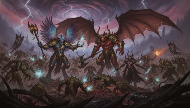Chaos Daemons — Warhammer faction art