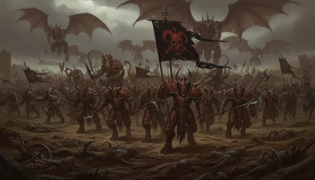 Daemons of Chaos — Warhammer faction art