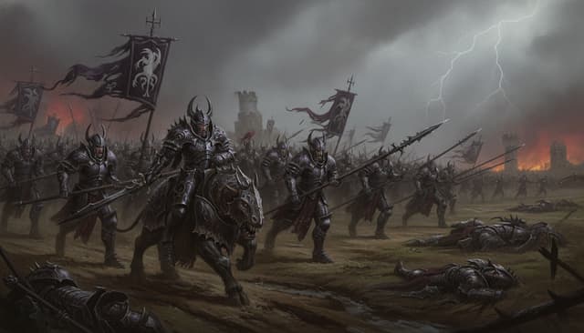 Dark Elves — Warhammer faction art