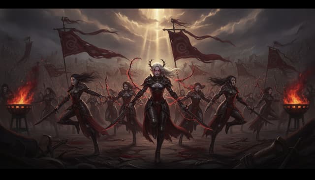 Daughters of Khaine — Warhammer faction art