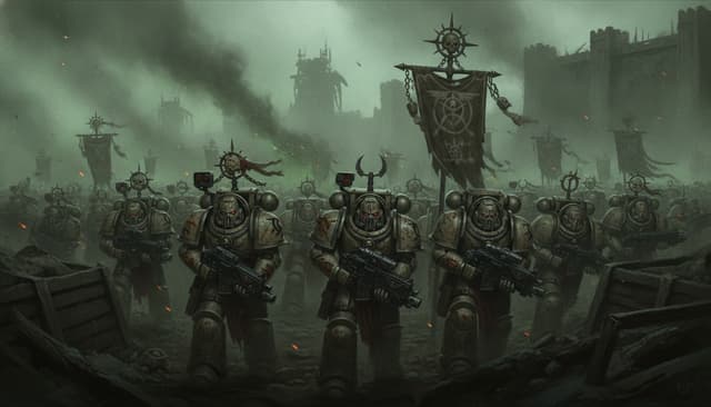 Death Guard — Warhammer faction art