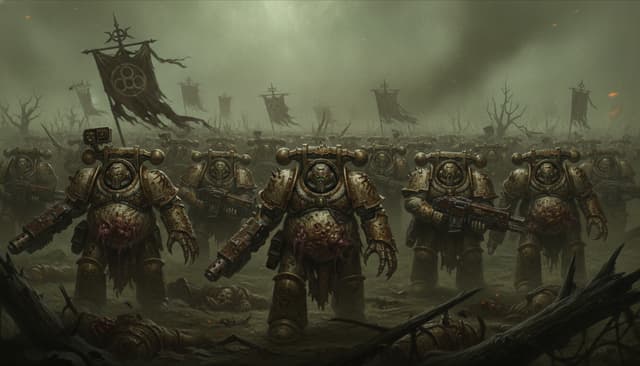 Death Guard — Warhammer faction art