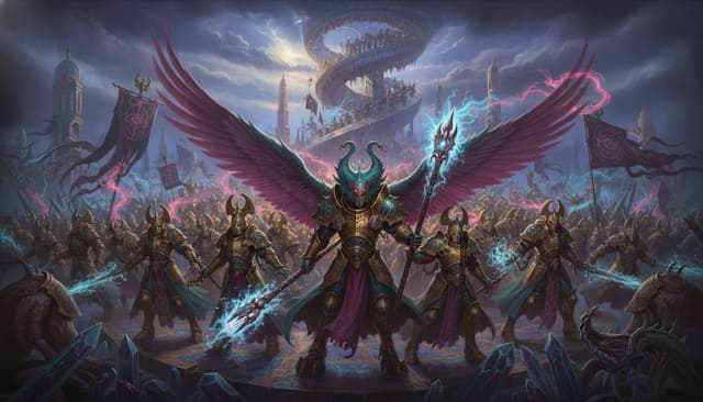 Disciples of Tzeentch — Warhammer faction art