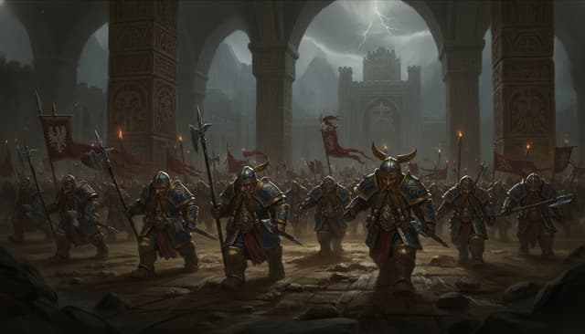 Dwarfen Mountain Holds — Warhammer faction art