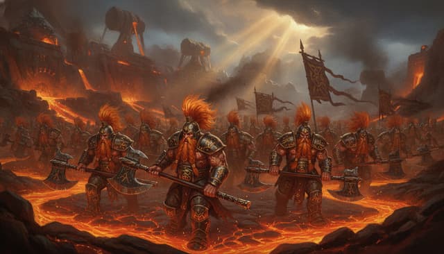 Fyreslayers — Warhammer faction art