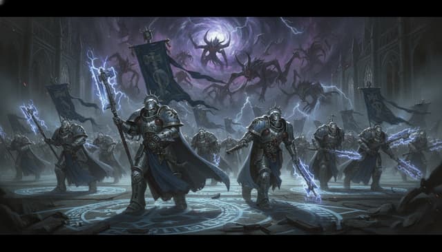 Grey Knights — Warhammer faction art