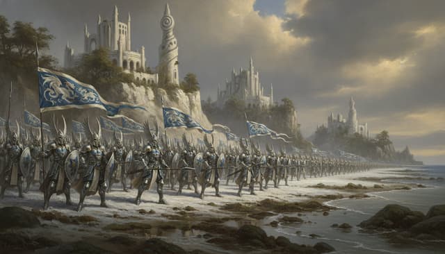 High Elf Realms — Warhammer faction art
