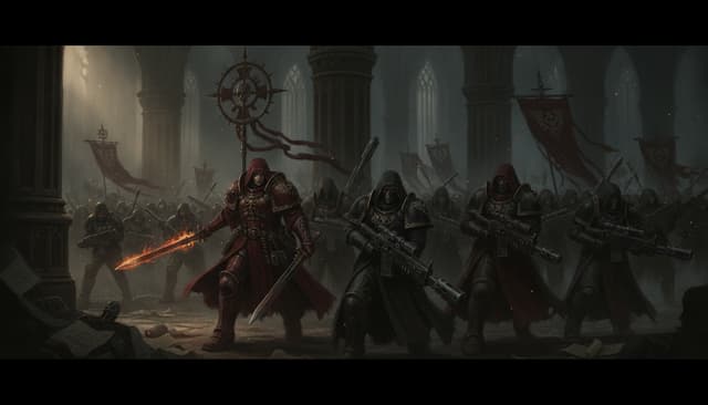 Imperial Agents — Warhammer faction art
