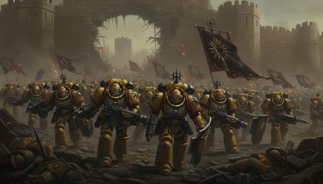 Imperial Fists — Warhammer faction art