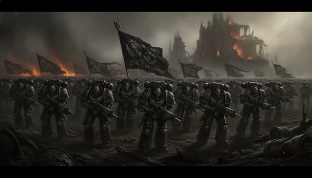 Iron Hands — Warhammer faction art