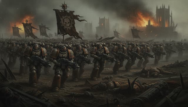 Iron Warriors — Warhammer faction art