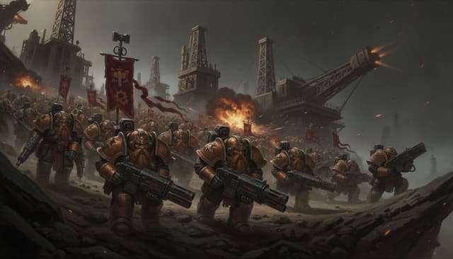 Leagues of Votann — Warhammer faction art