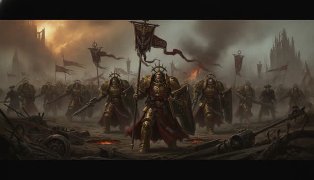 Legio Custodes — Warhammer faction art