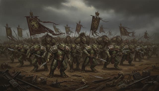 Lizardmen — Warhammer faction art