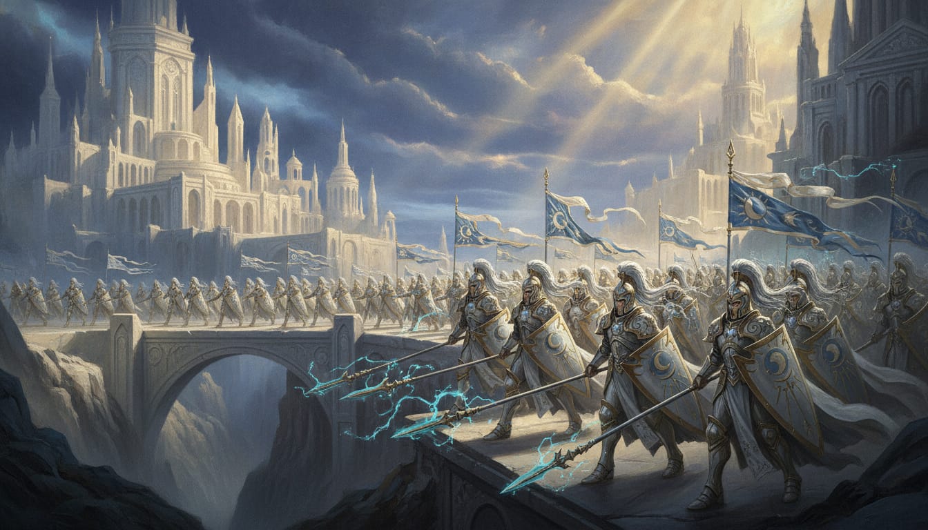 Lumineth Realm-lords — faction art