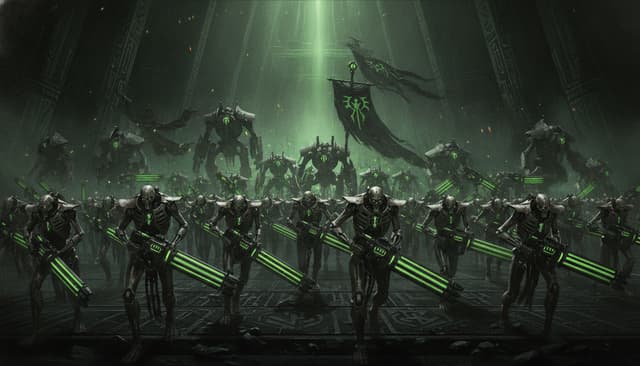 Necrons — Warhammer faction art
