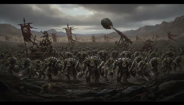 Orc & Goblin Tribes — Warhammer faction art