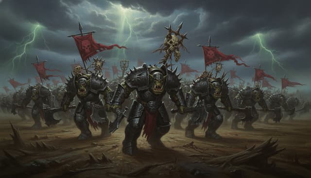 Orruk Warclans — Warhammer faction art