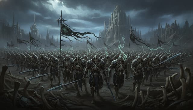 Ossiarch Bonereapers — Warhammer faction art