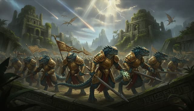 Seraphon — Warhammer faction art