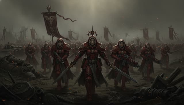 Sisters of Silence — Warhammer faction art