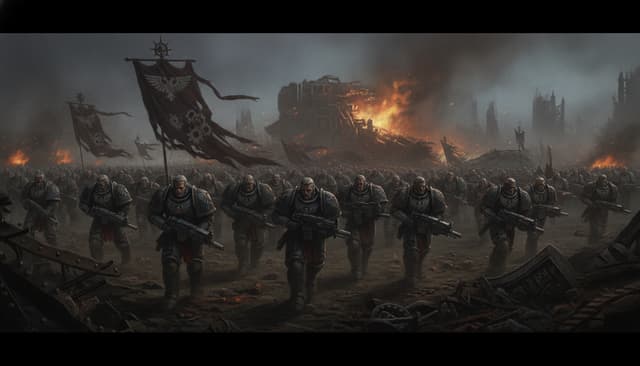 Solar Auxilia — Warhammer faction art