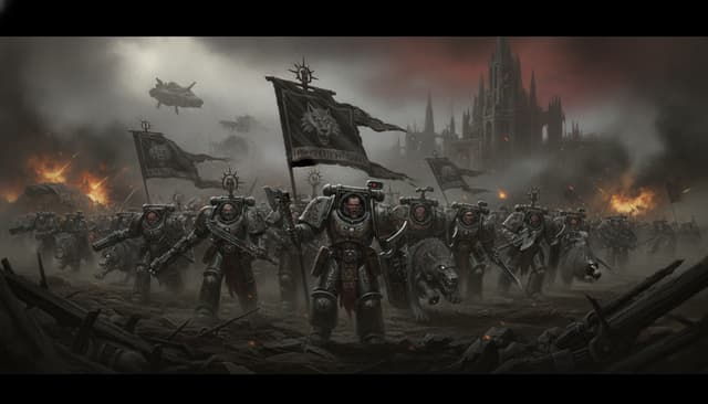 Space Wolves — Warhammer faction art