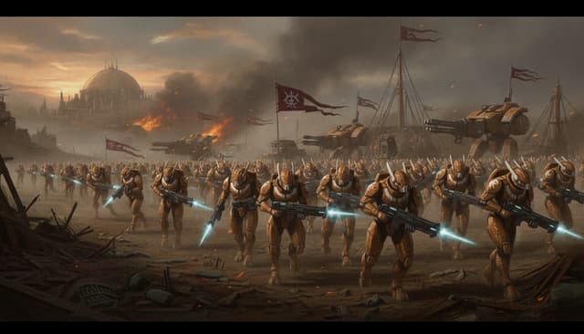T'au Empire — Warhammer faction art