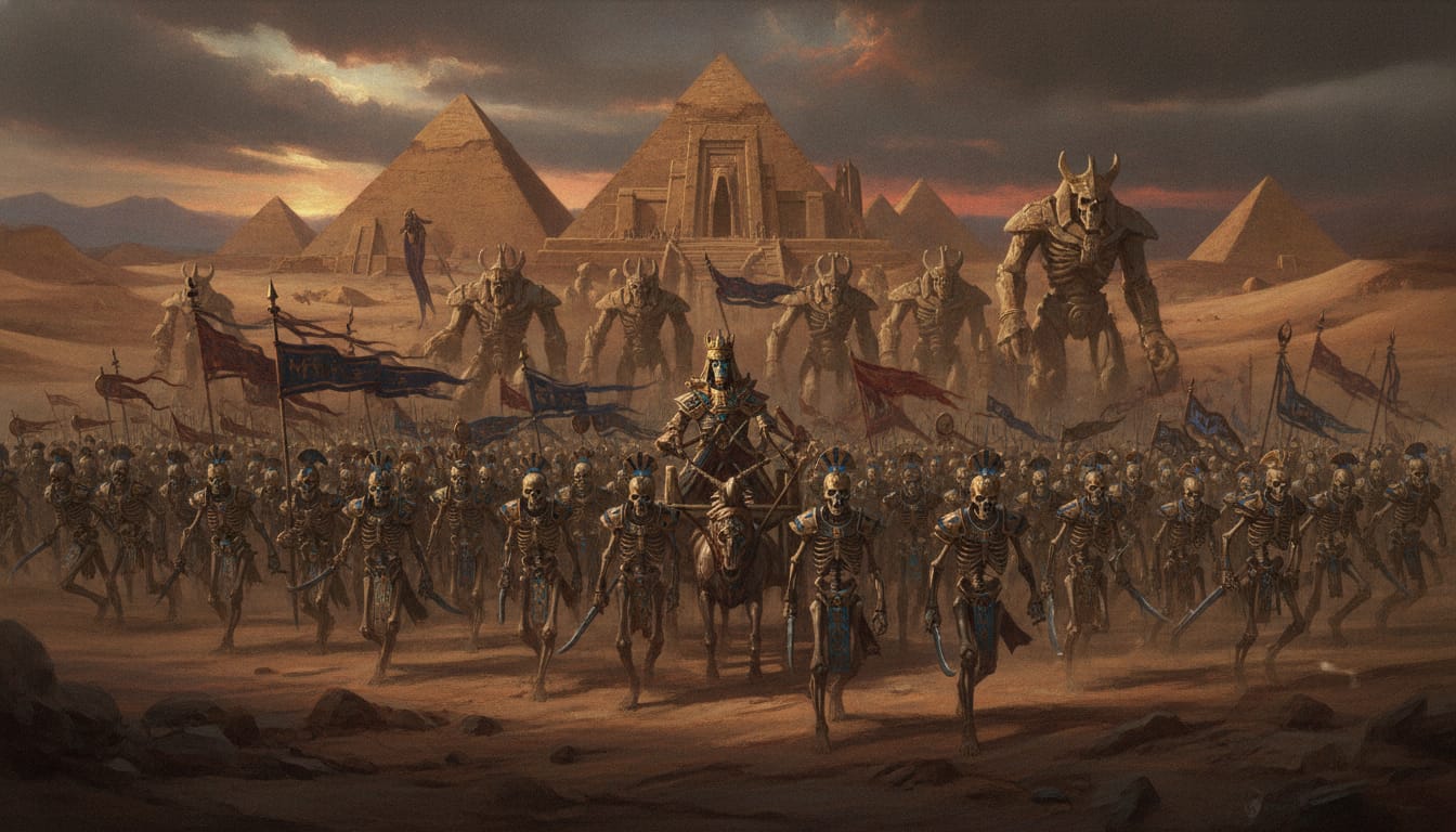 Tomb Kings of Khemri — faction art