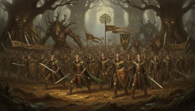 Wood Elf Realms — Warhammer faction art