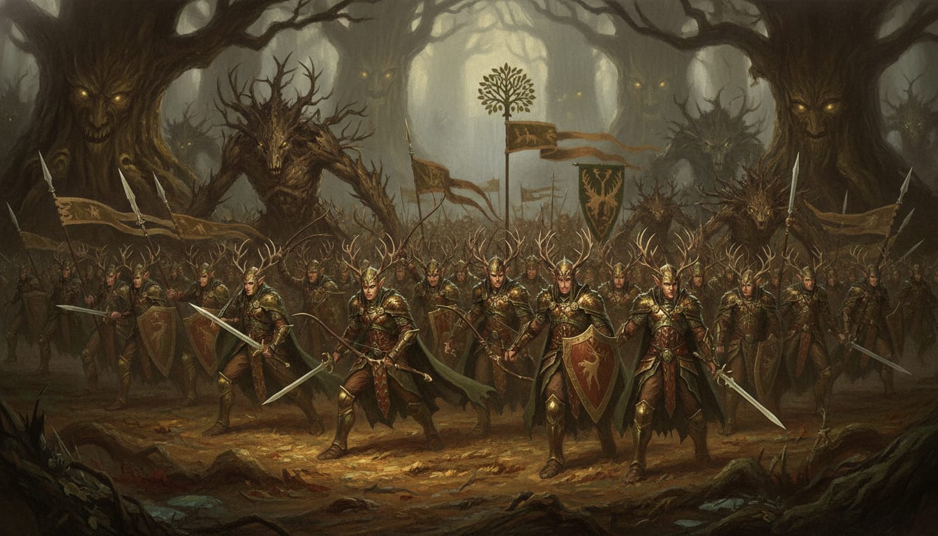Wood Elf Realms — faction art
