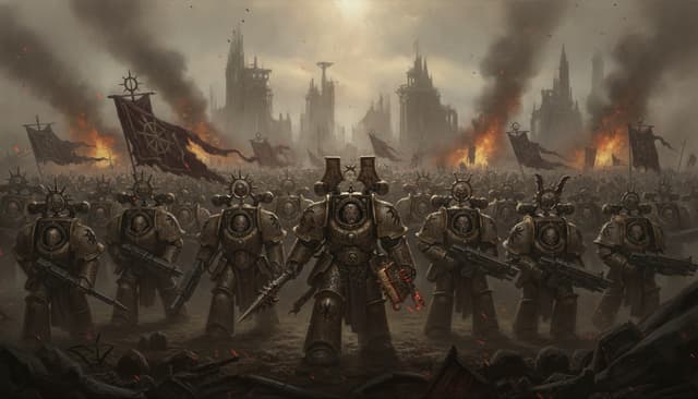 Word Bearers — Warhammer faction art